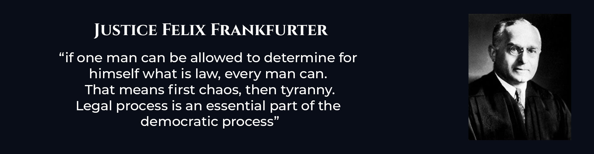 Absent Justice - Justice Felix Frankfurter