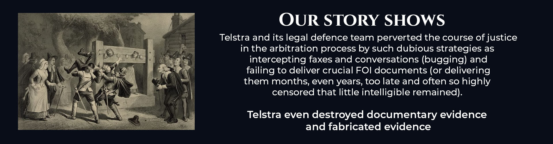 Absent Justice - Our Story