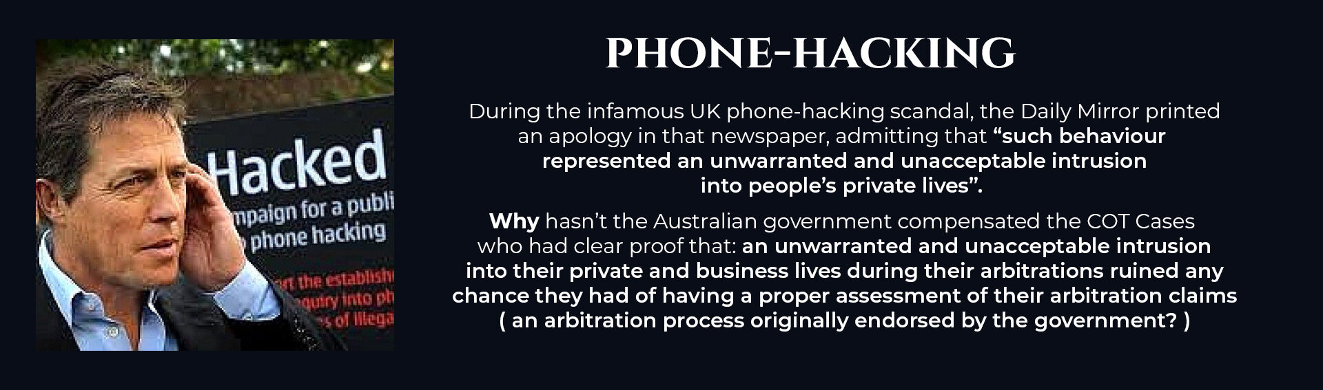 Absent Justice - Phone Hacking