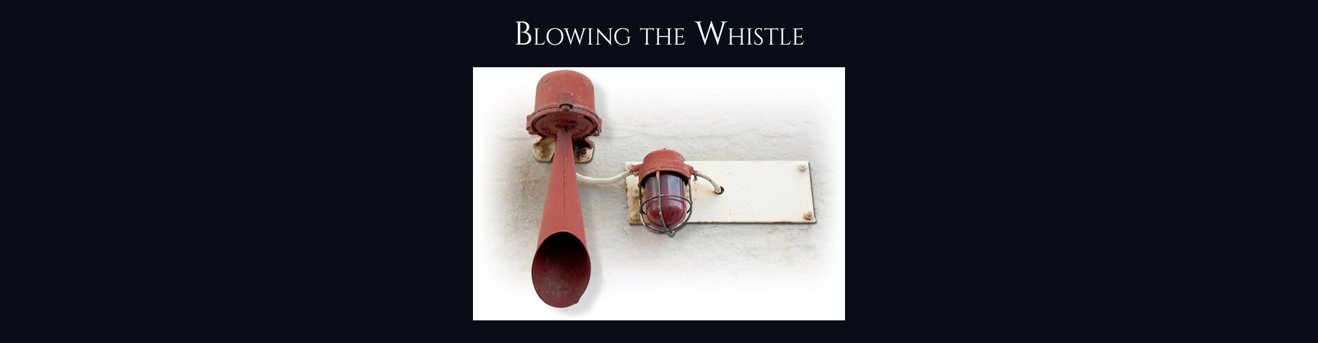 Blowing The Whistle - Absent Justice