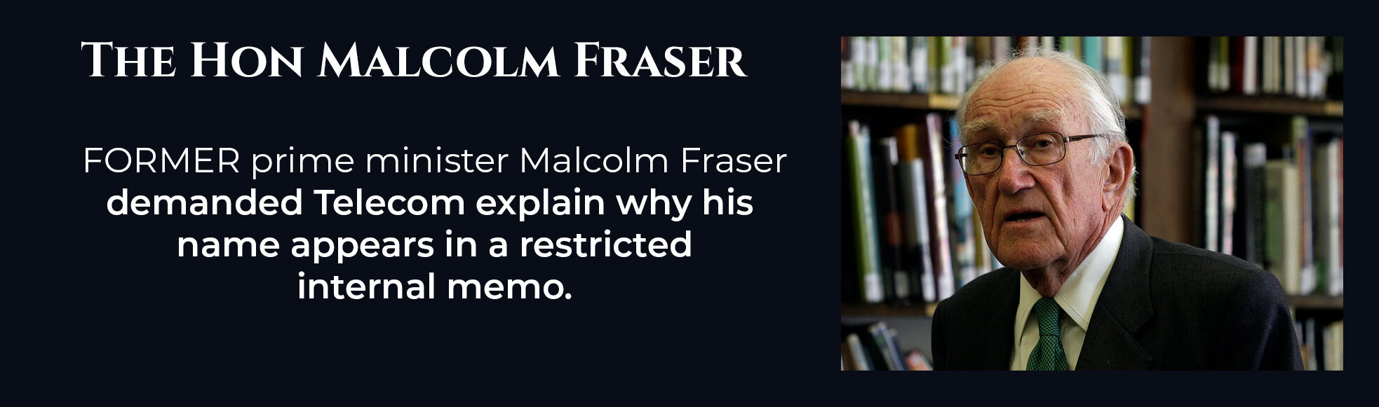 Absent Justice - Hon Malcolm Fraser