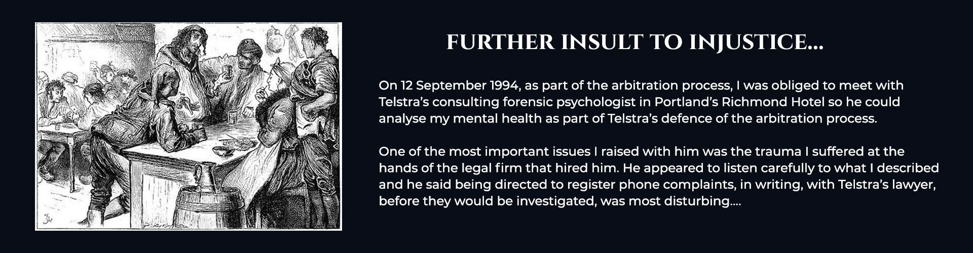 Absent Justice - Further Insult to Injustice Absent Justice - Further Insult to Injustice